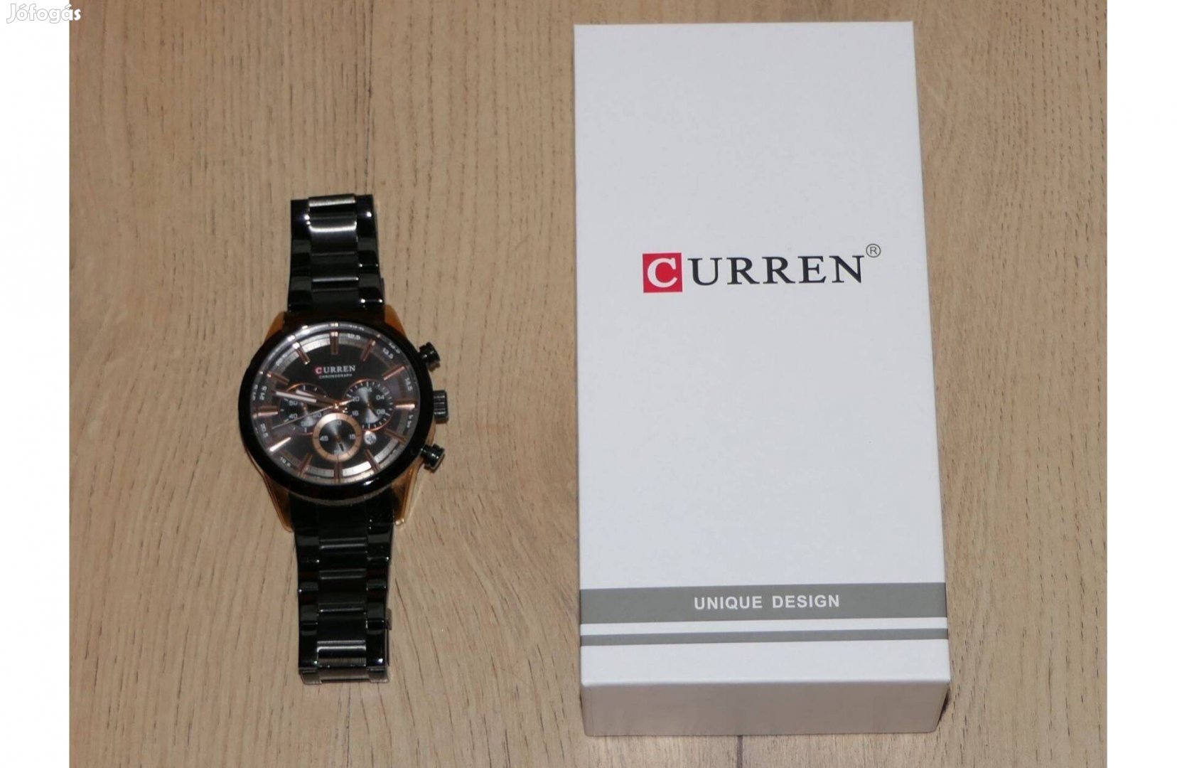 Curren chronograph stílusú divat óra új állapotú