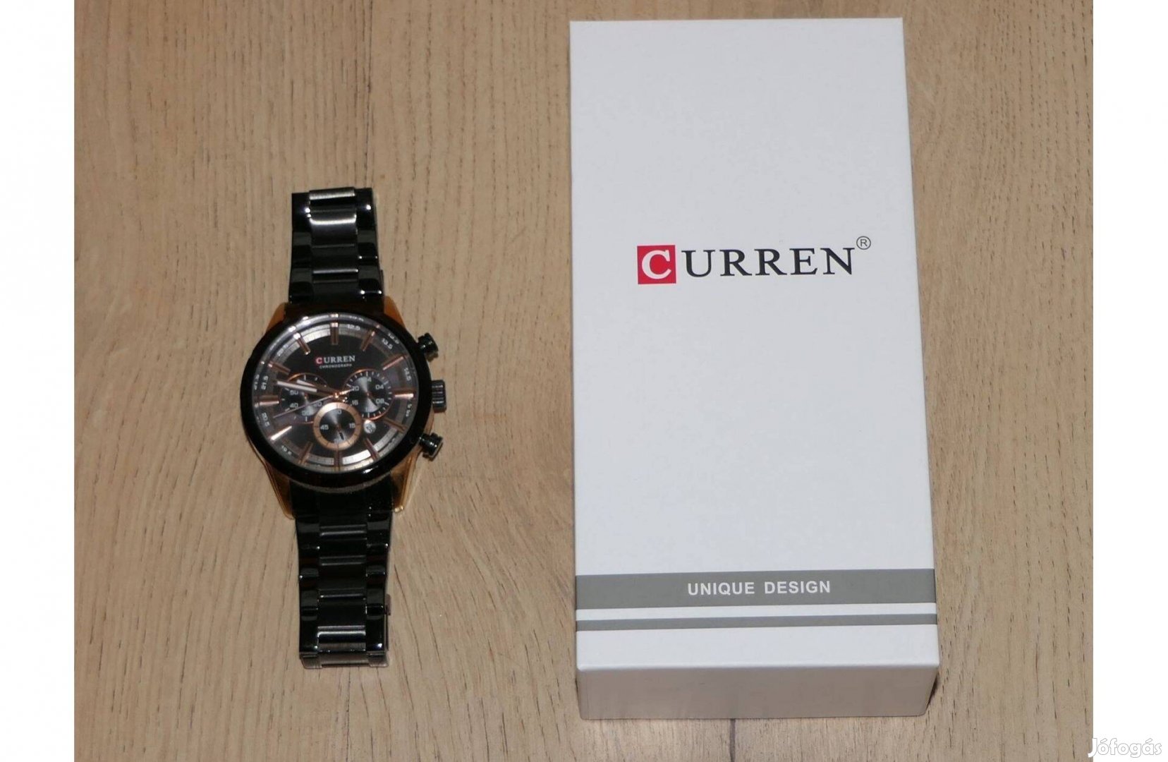 Curren chronograph stílusú divat óra új állapotú