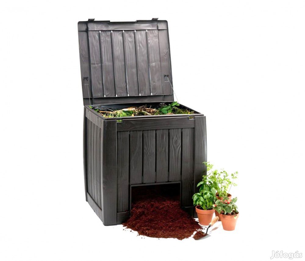 Curver KETER DECO Composter 340L barna műanyag kerti komposztáló láda