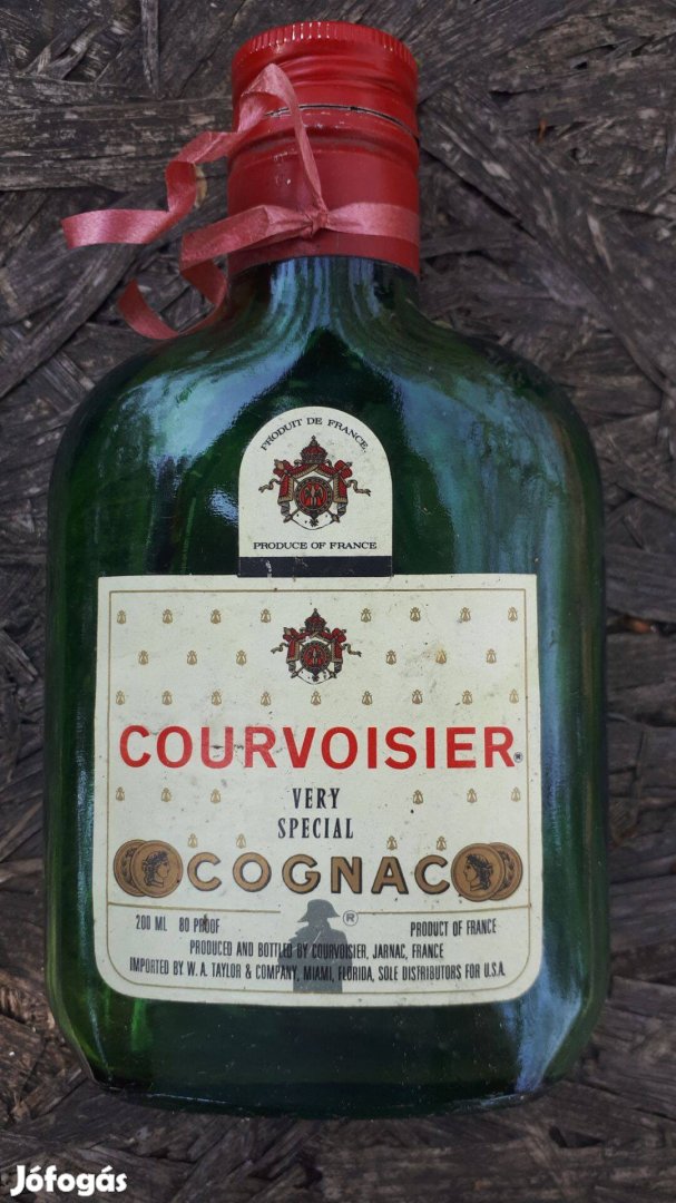 Curvoisier konyak üveg 150 ml 1960-70