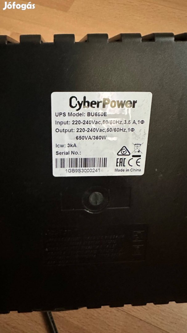 Cyberpower szünetmentes táp 360w