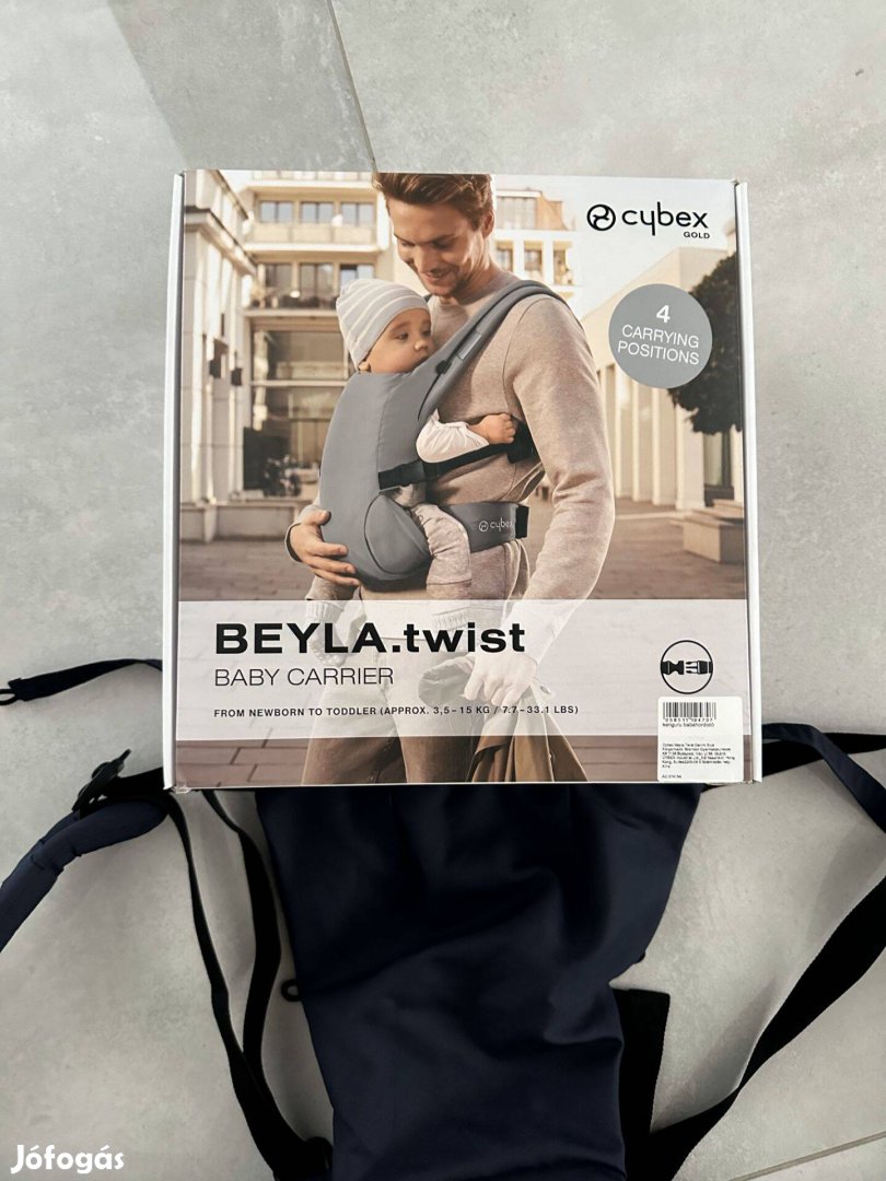 Cybex Beyla.Twist Denim Blue kenguru babahordozó