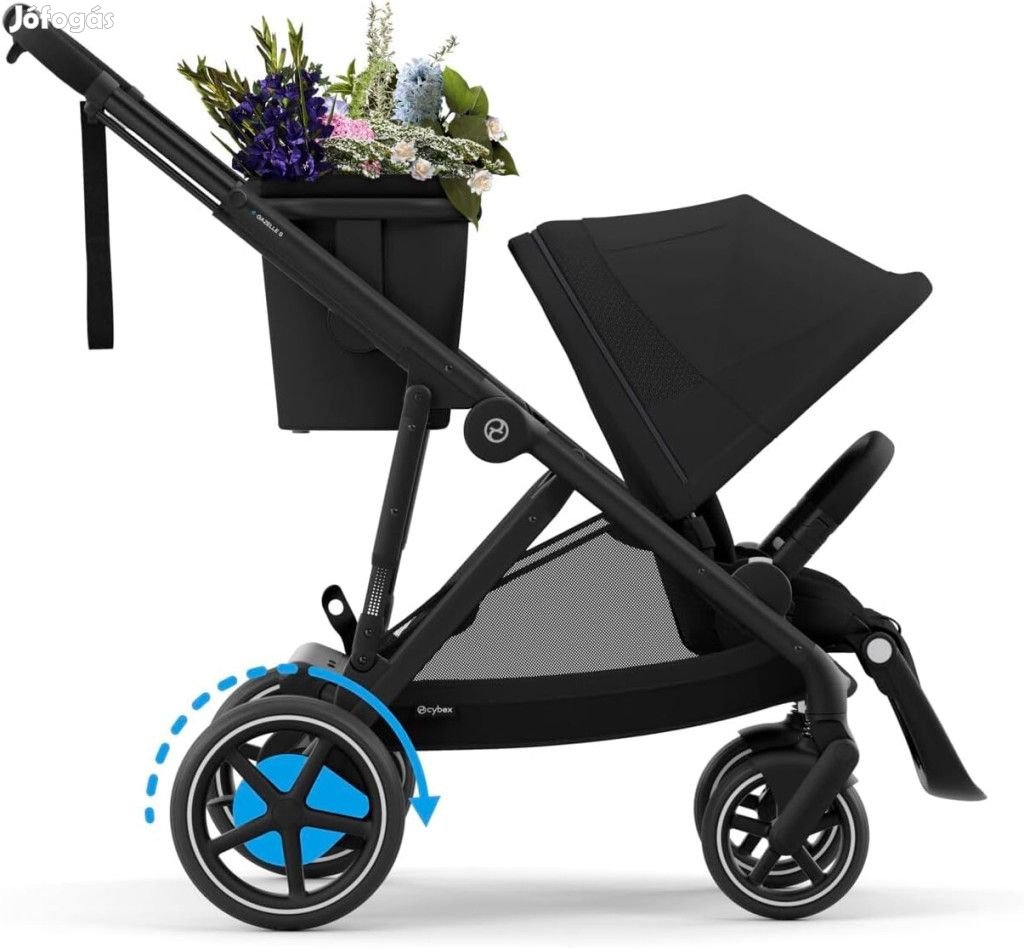 Cybex Gold e-Gazelle S babakocsi elektromos meghajtással,