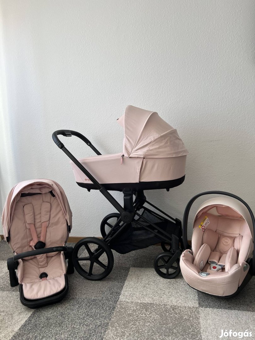 Cybex Priam 3in1 Babakocsi szett - Peach Pink színben