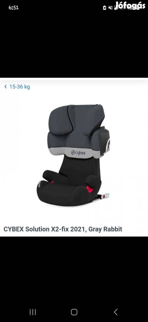 Cybex Solution X2-fix 2021 gyerekülés