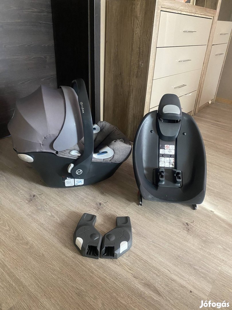 Cybex aton Q Palatinum hordozó isofix talppal Stokke adapterrel 