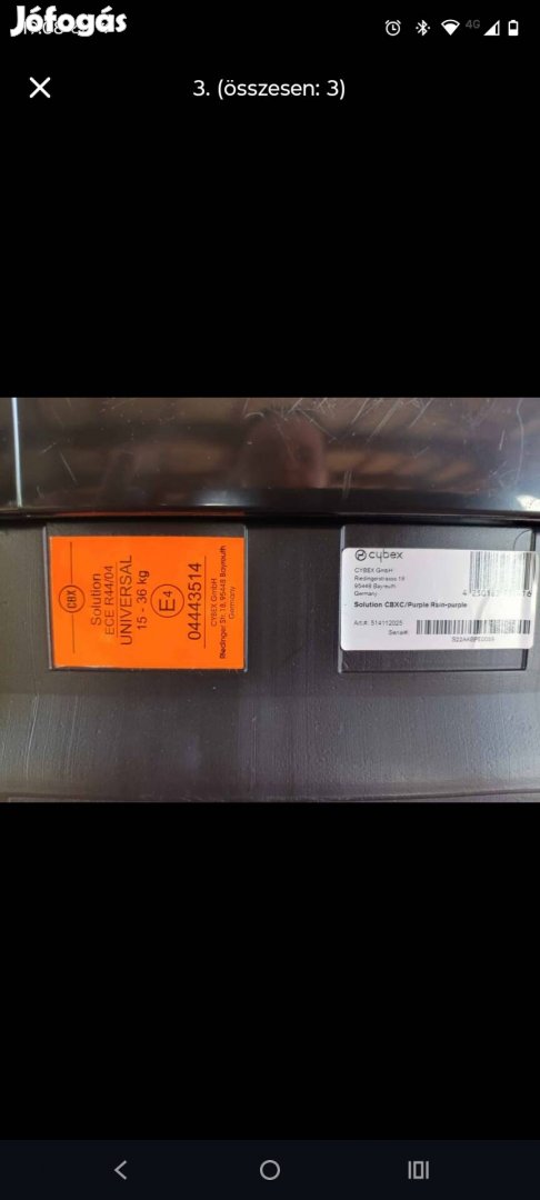 Cybex autós gyerekülés 15-36kg 