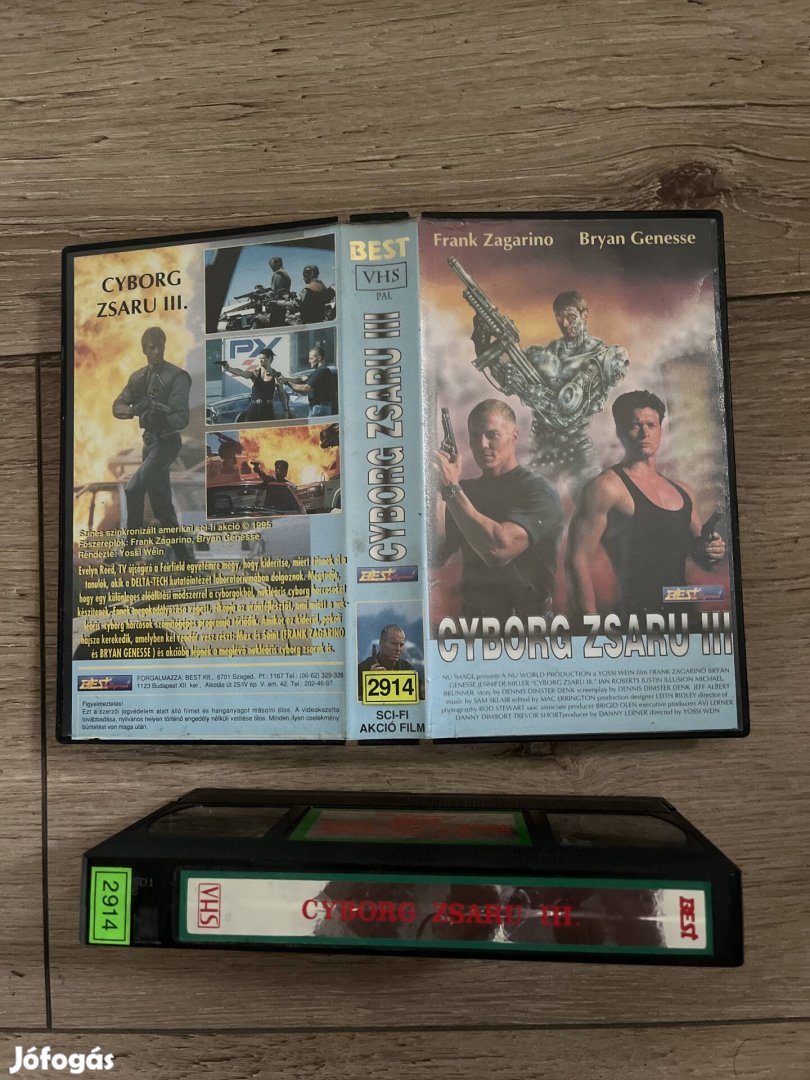 Cyborg zsaru 3 vhs 