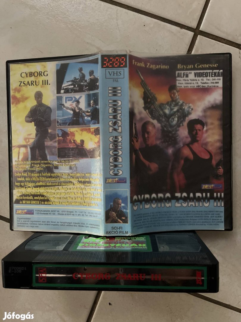 Cyborg zsaru 3 vhs m