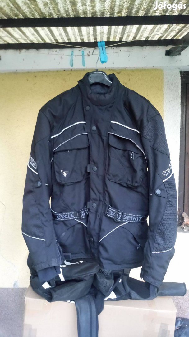 Cycle Spirit motoros kabát dzseki méret L protektor
