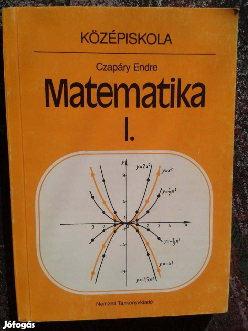 Czapáry Endre: Matematika I.(régi könyv) NT-14102/1