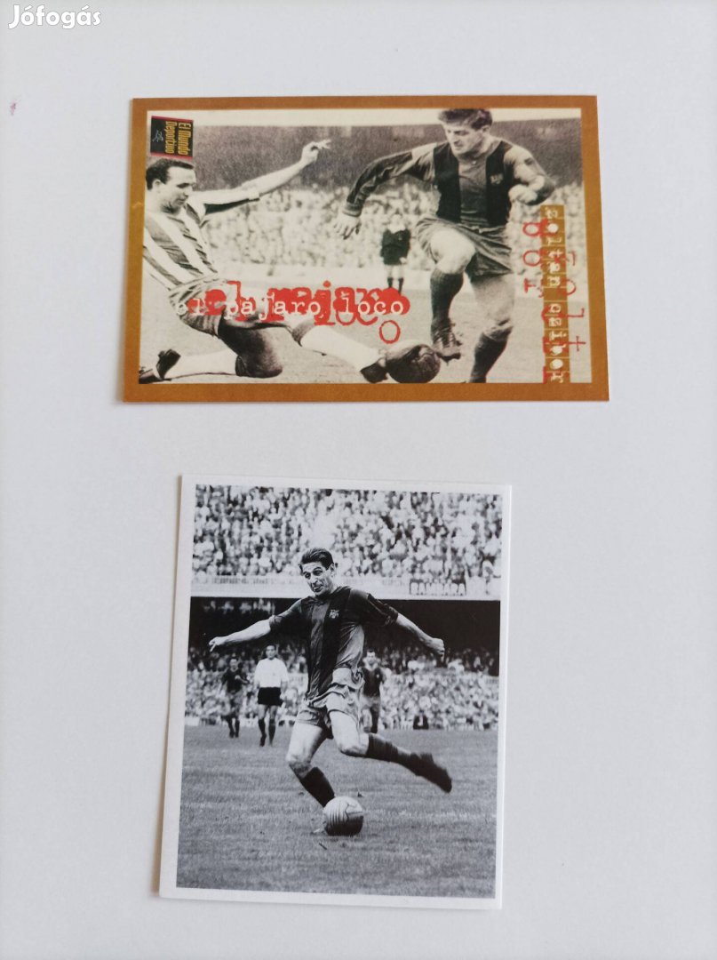 Czibor Zoltán Aranycsapat Barcelona focis kártyák
