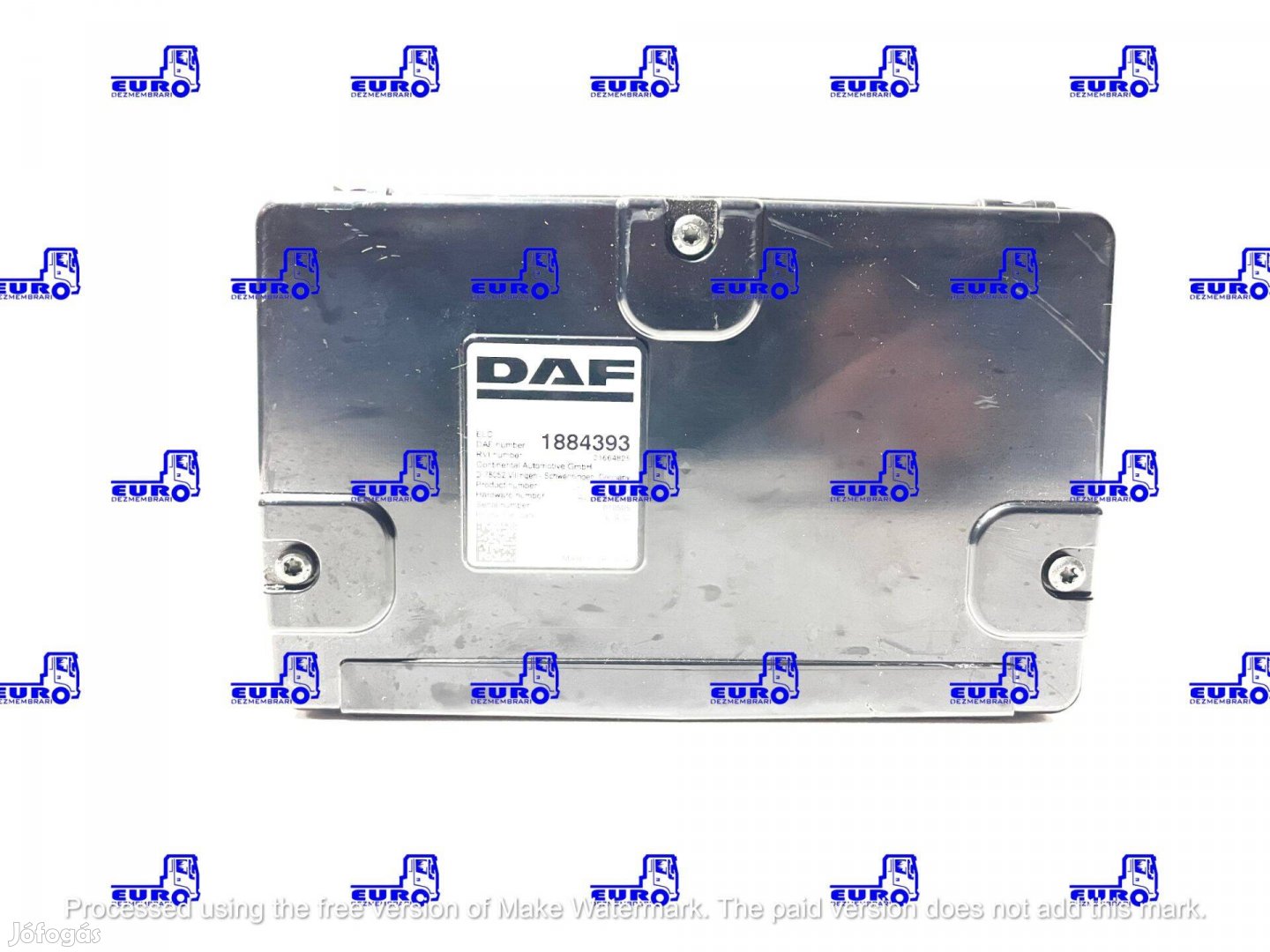 DAF ECU ELC XF106 1884393 vezérlőegység teherautó-hoz