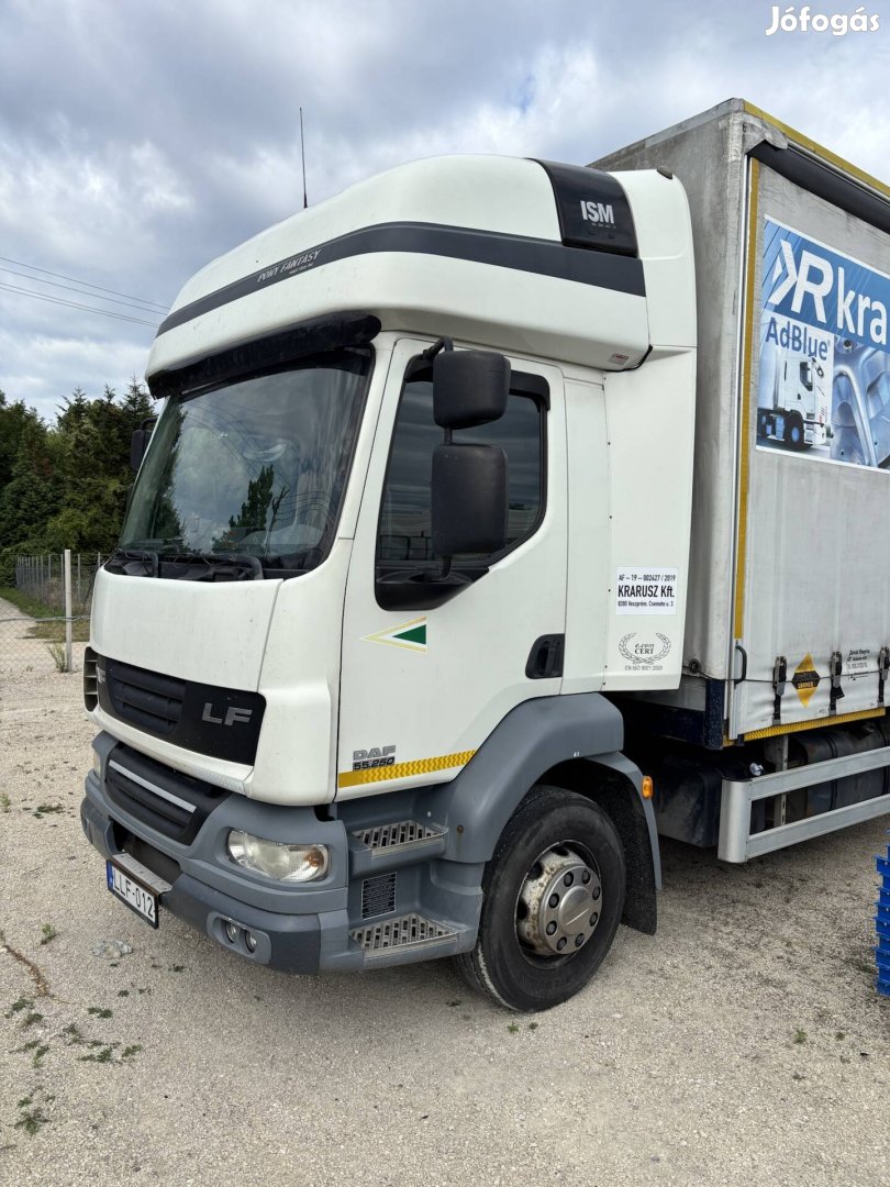DAF LF55 12T hátfalas 