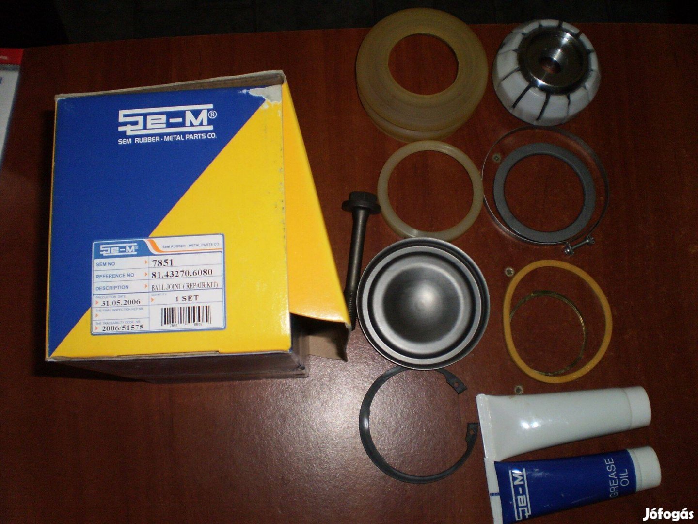 DAF XF, CF hátsó tengelykitámasztó javító készlet új!