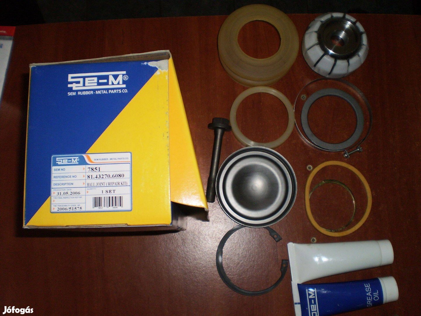 DAF XF, CF hátsó tengelykitámasztó javító készlet új!