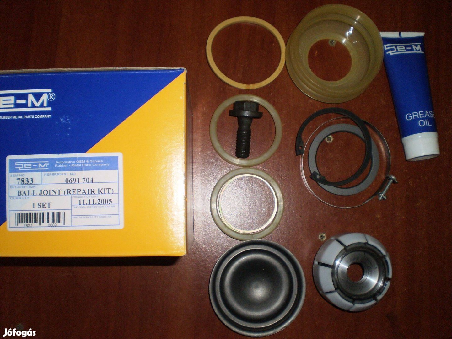 DAF XF hátsó lengőkar javító készlet új