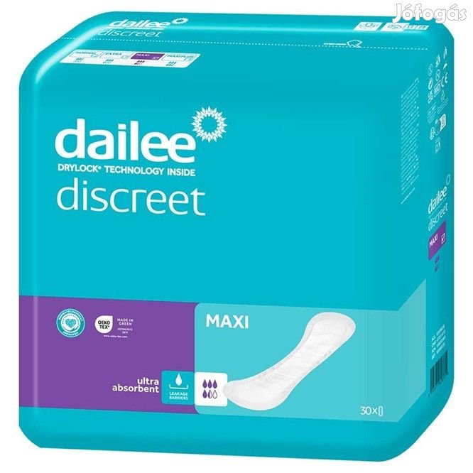 DAILEE DISCREET MAXI inkontinencia betét 905ML 30X