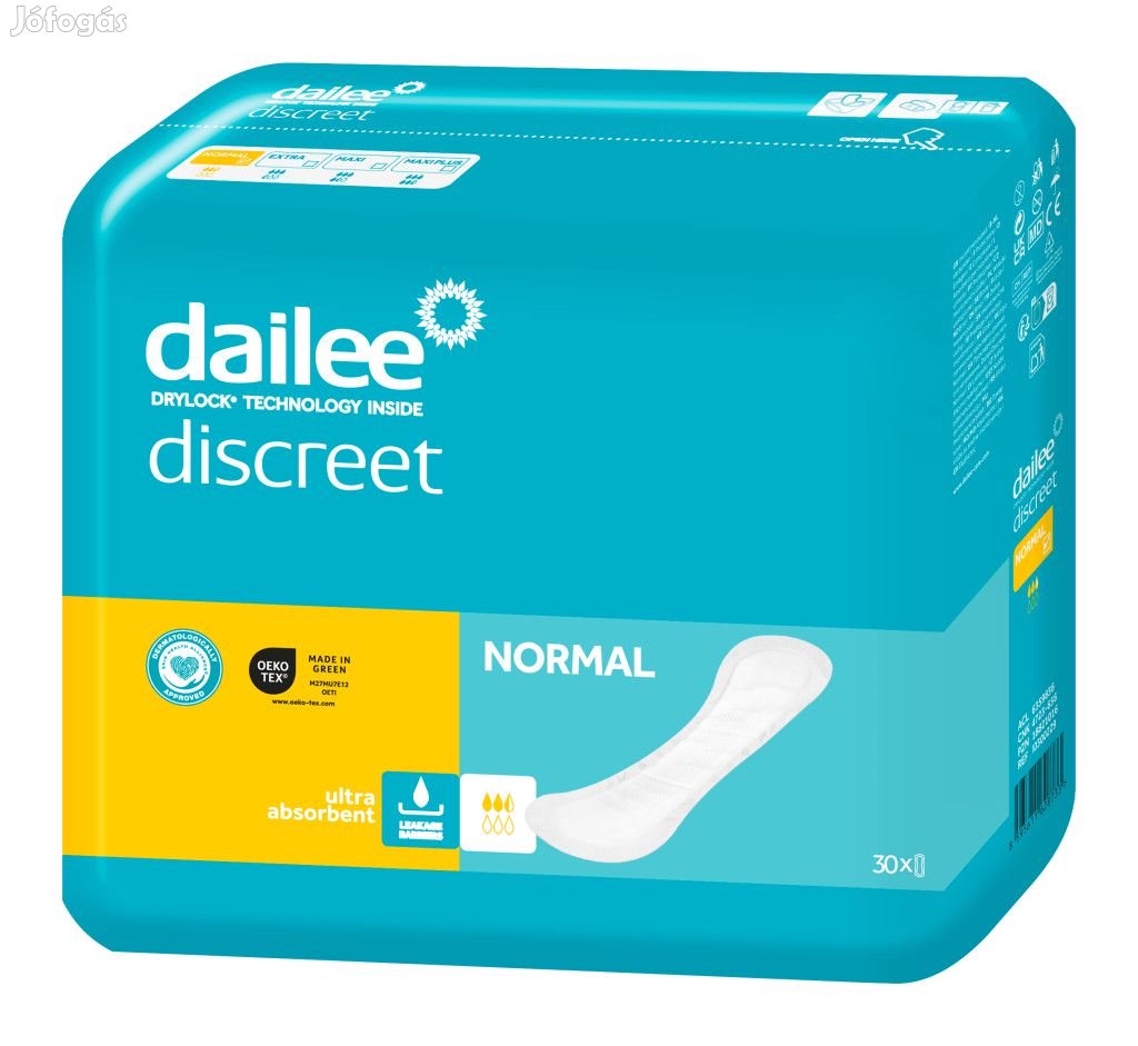 DAILEE DISCREET NORMAL inkontinencia betét  400ML 30X