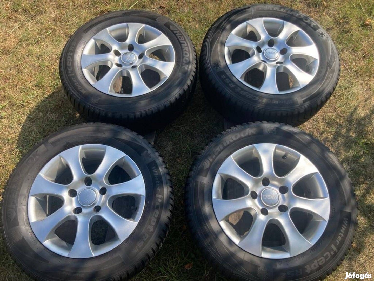 DBV alufelni 5x114,3 Hankook 195/65 R15 gumikkal