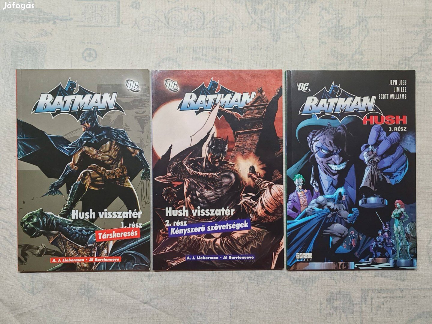 DC Comics Batman különszám - Hush visszatér 1-2, Hush 3