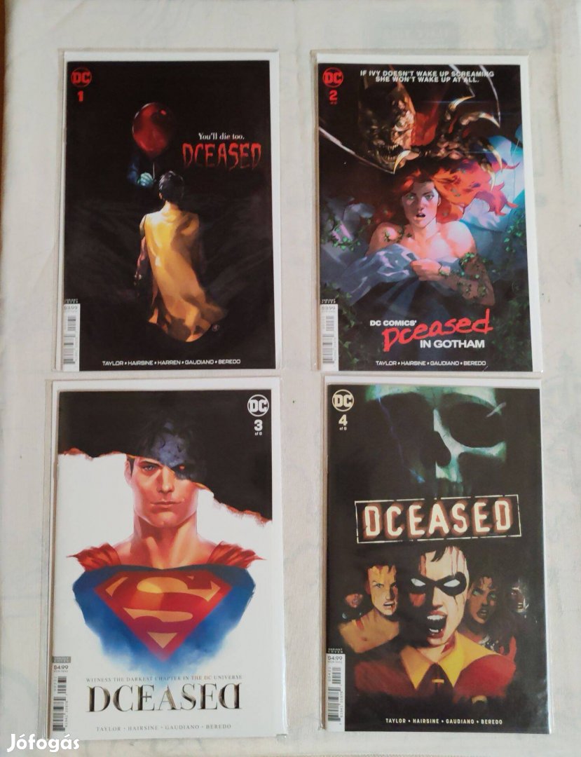 DC Dceased 1-4 Horror Variants