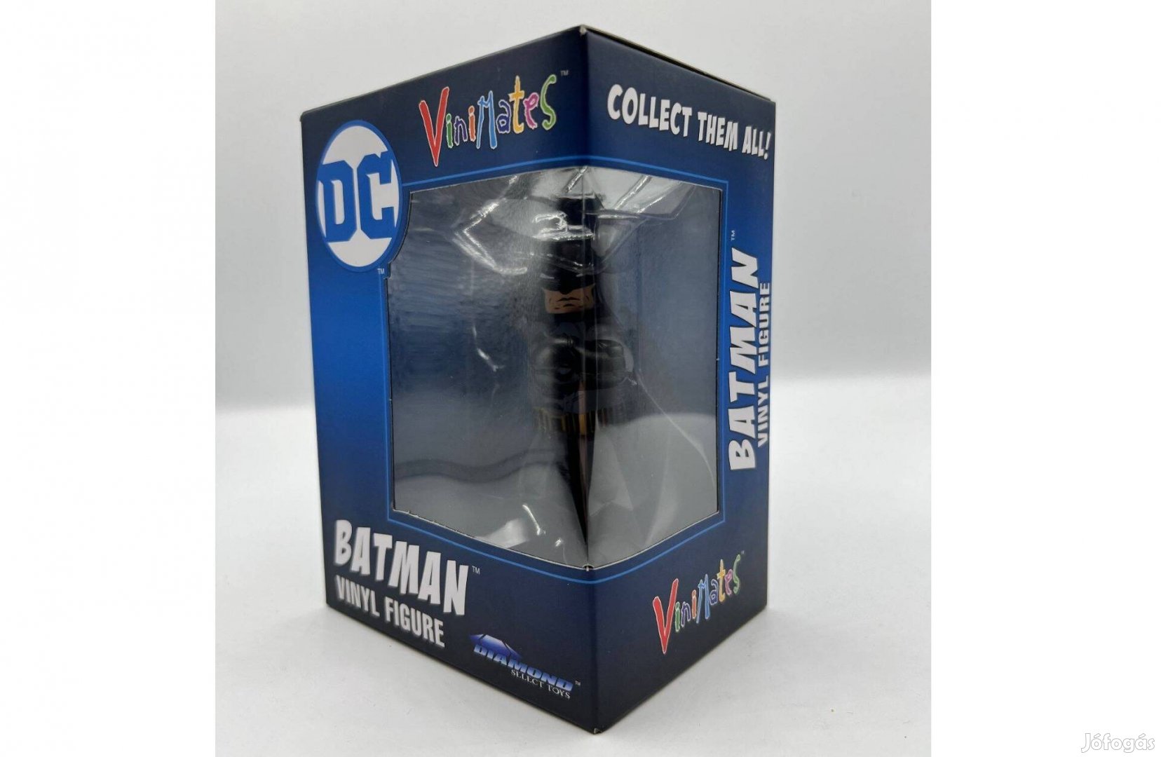 DC Vinimates Batman figura, 16 cm, fekete, ablakos dobozban, Új, Akció