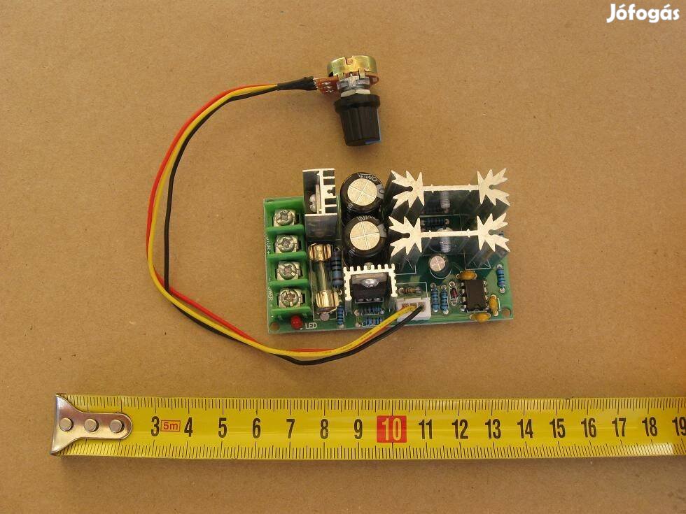 DC motor 20A-es fordulatszám szabályzó teljesítmény szabályzó