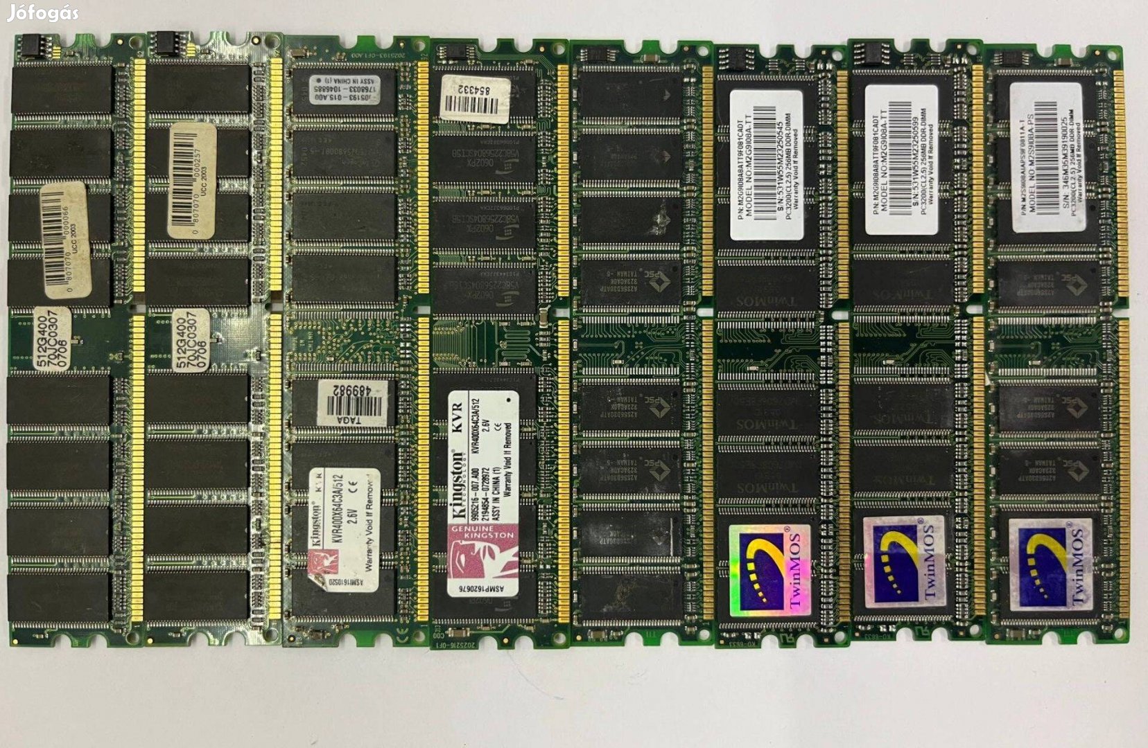 DDR1 DDR RAM 512MB 400 Kingston 256MB Twinmos PC3200