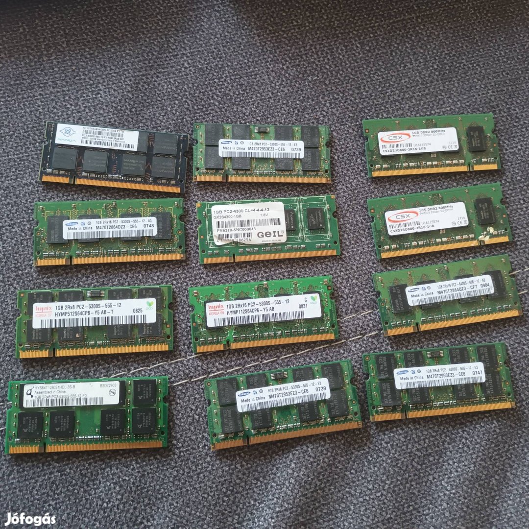 DDR2 1-2Gb ram