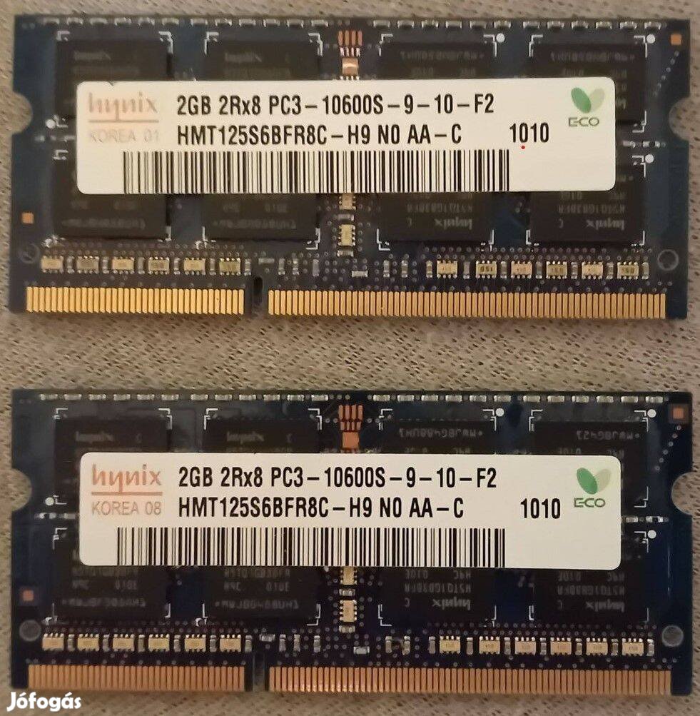 DDR2 DDR3 laptop RAM-ok (1 vagy 2 GB modulok)