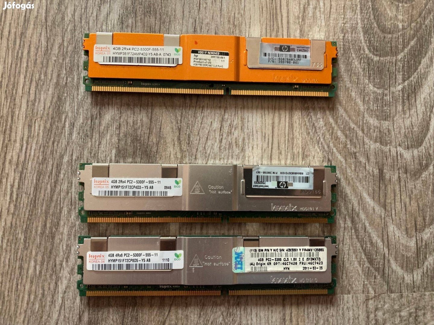 DDR2 PC2-5300F 667Mhz memória 4GB eladó