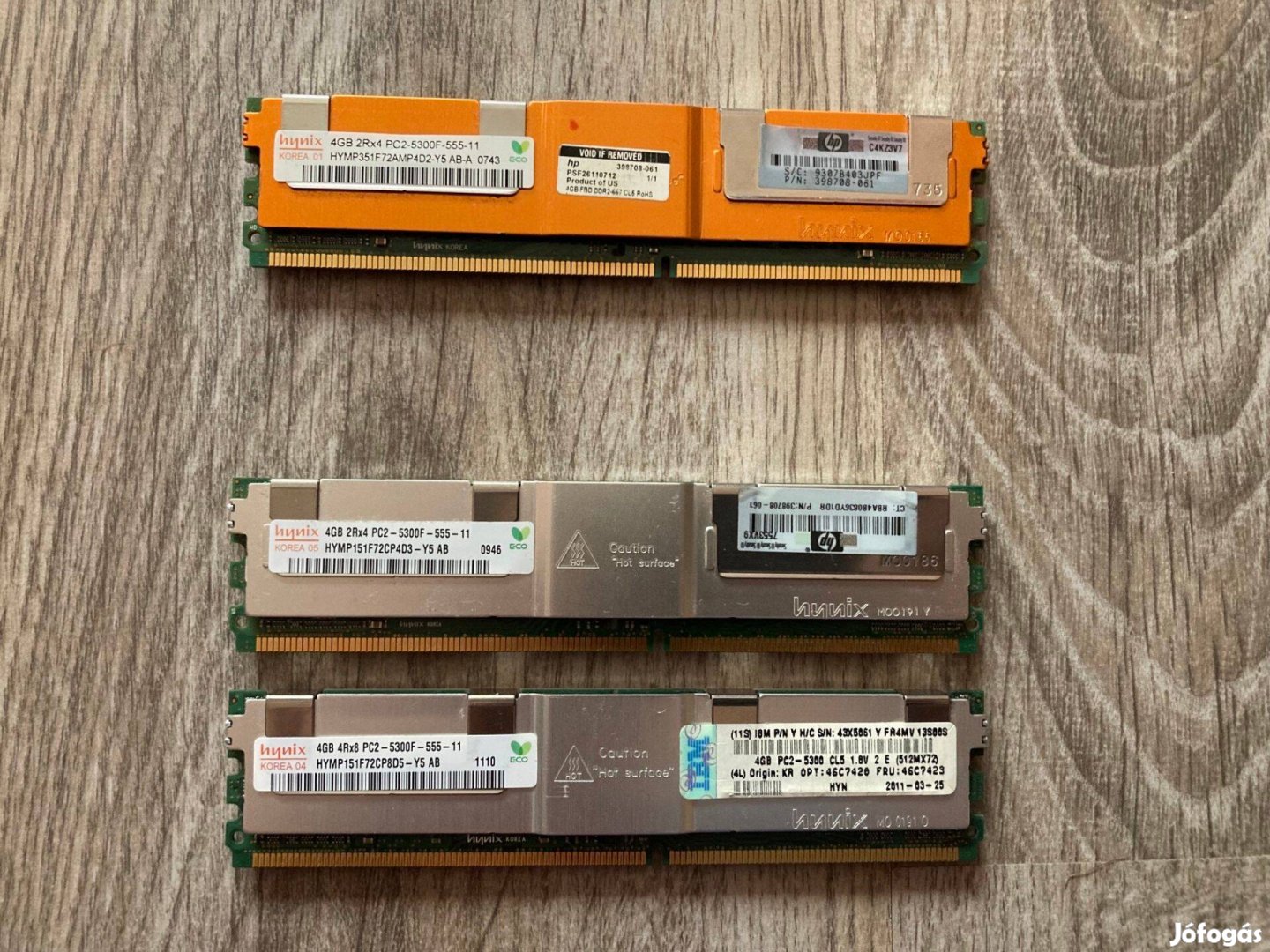 DDR2 PC2-5300F 667Mhz memória 4GB eladó