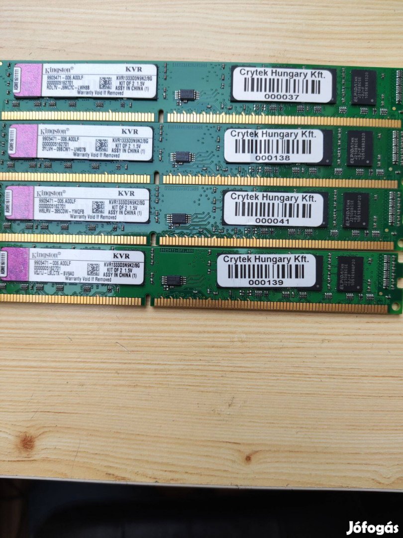 DDR3-1333MHz 8GB RAM Kingston