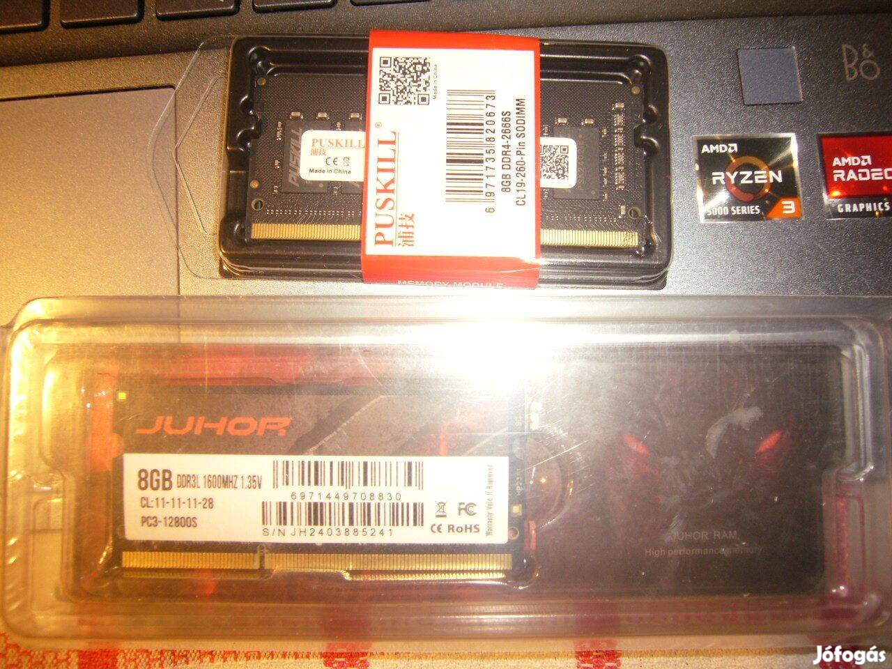 DDR3 8GB RAM Memoria