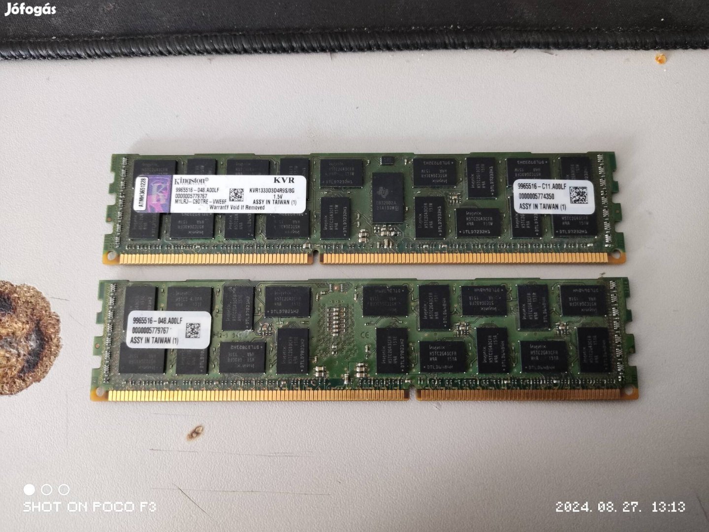 DDR3 Ram (2x8) 16GB Mhz