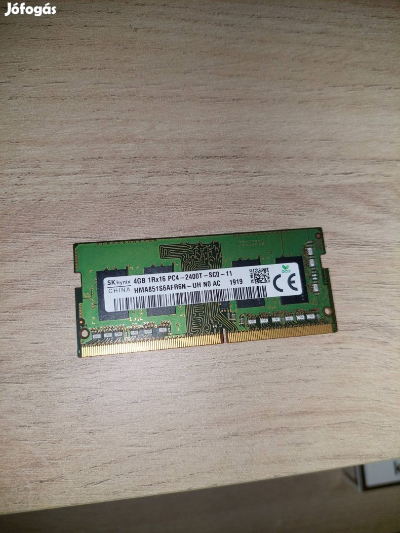 DDR4 laptop memória 4GB