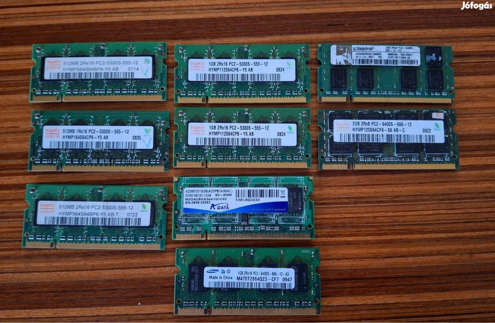 DDR 2 sodim Laptop memória RAM