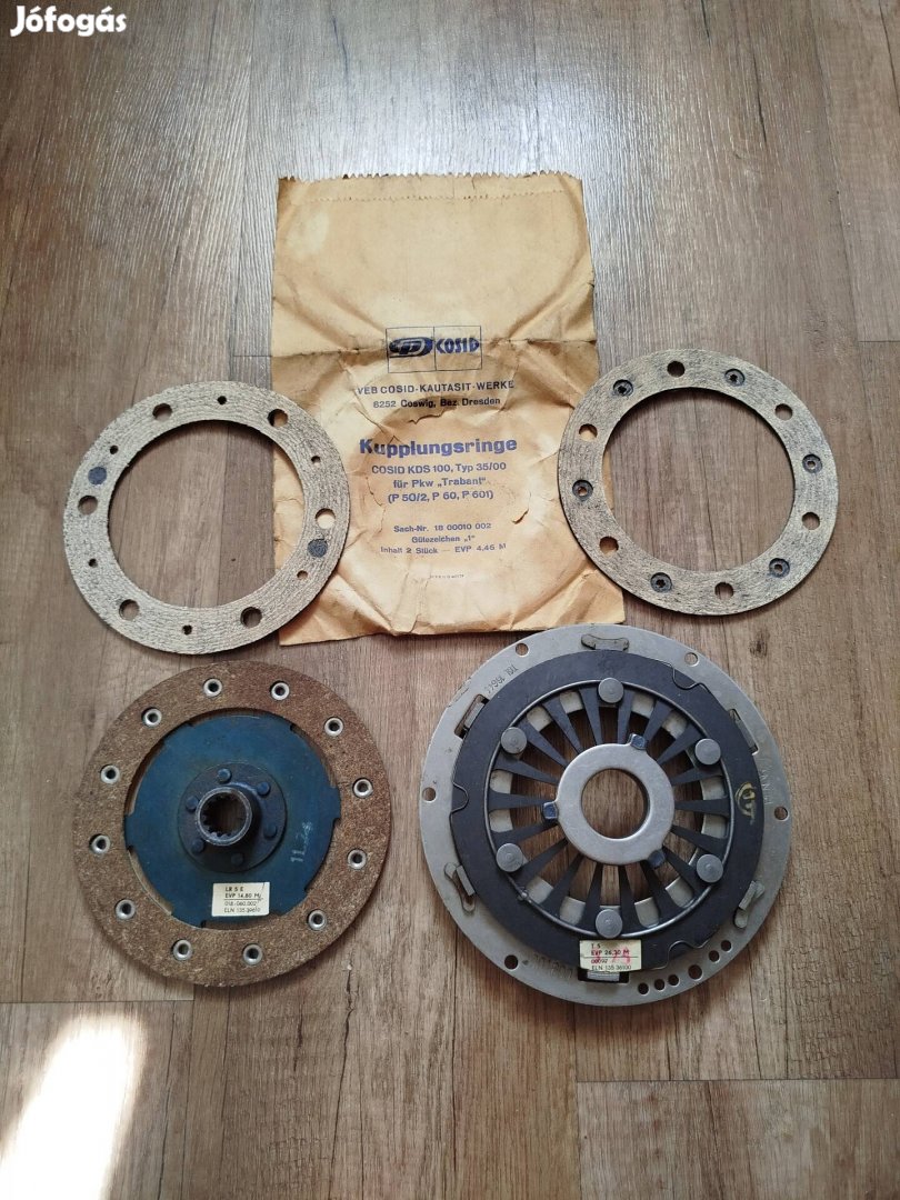DDR NDK gyári Új Trabant 601 kuplung szett 