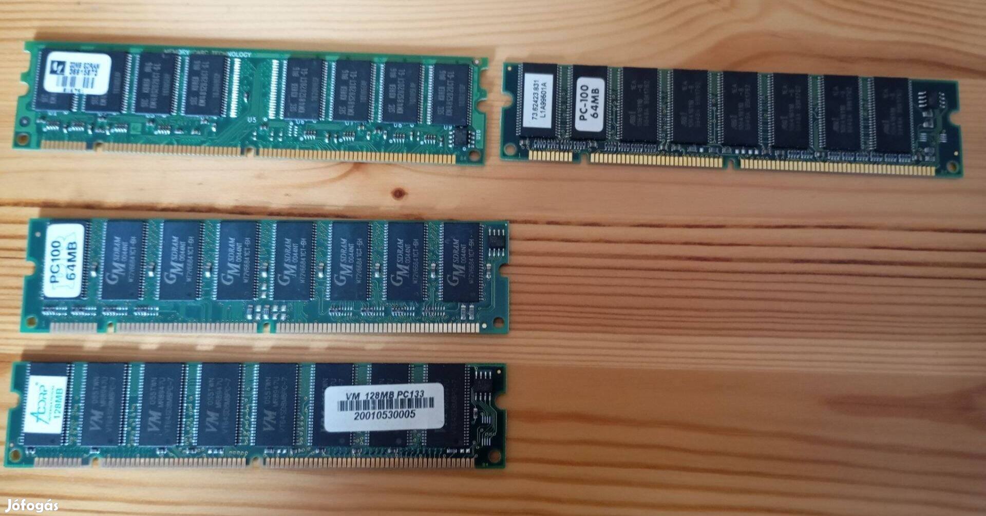 DDR RAM 128 MB, 64 MB, 32 MB 500 Ft/db