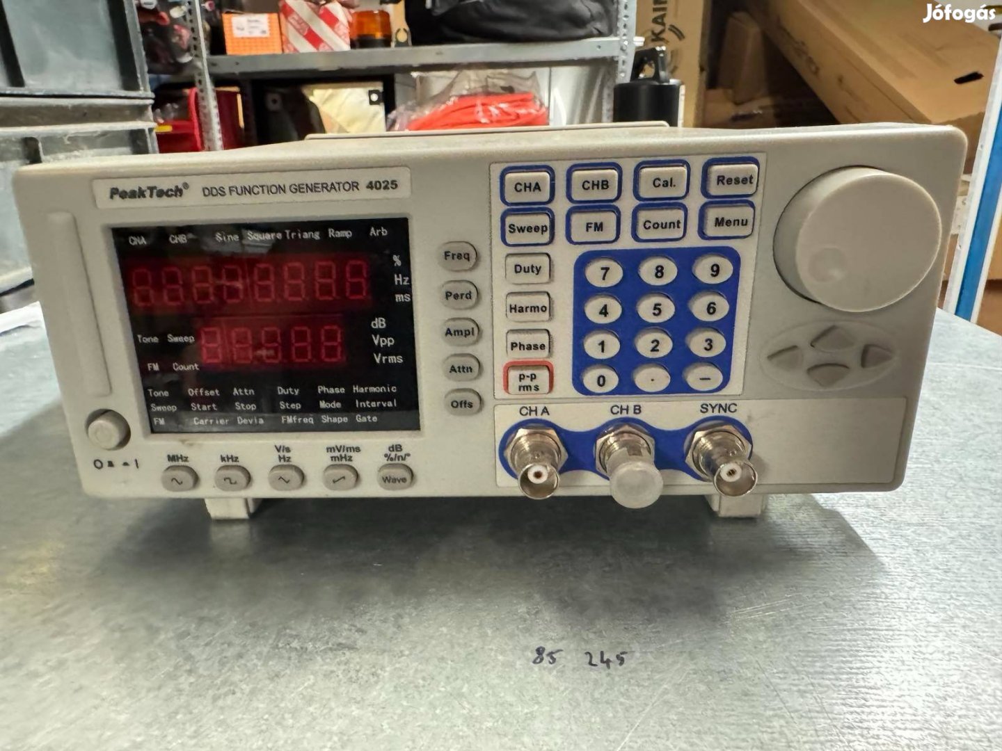 DDS Function Generator 40mHz - 5MHz Peaktech 4025