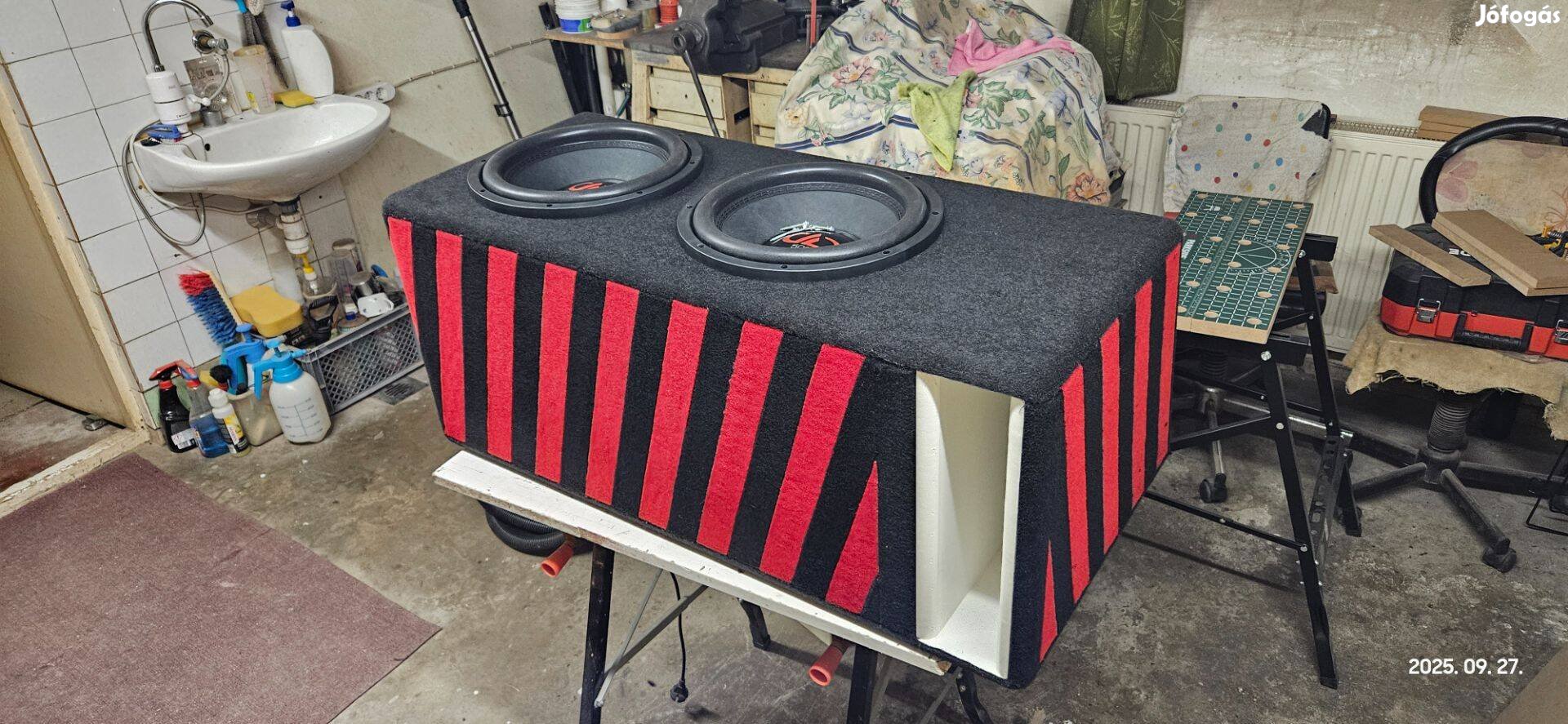 DD Audio 512e D2 Dupla mélyláda 1400 watt autóhifi
