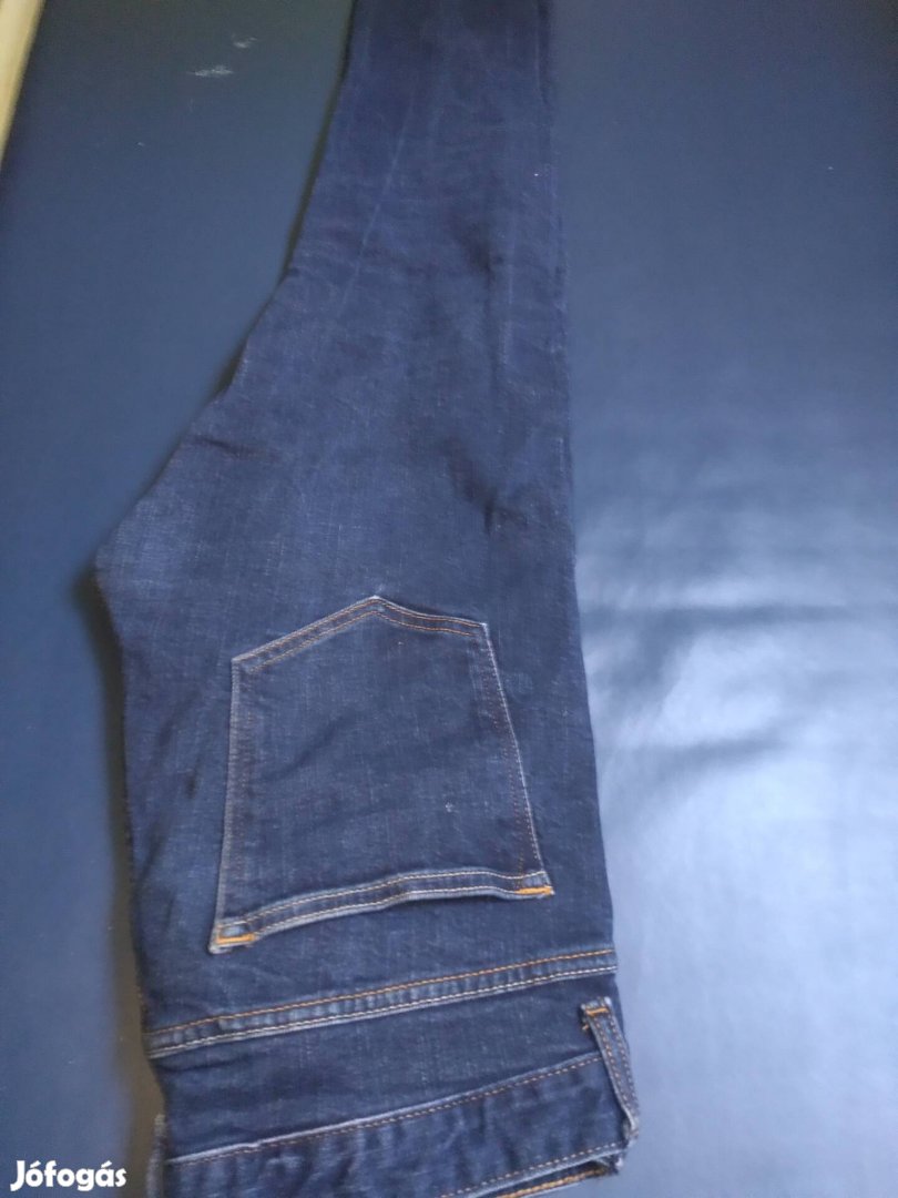 DENIM Slim 34x34,réz gombos,patentos férfi farmer nadrág