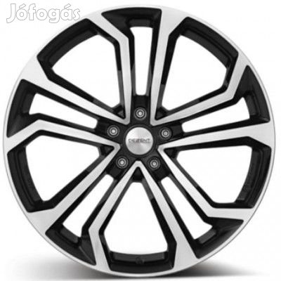 DEZENT TA dark fekete polír 7X17 5X114,3 ET39 CB60,1 | alufelni |