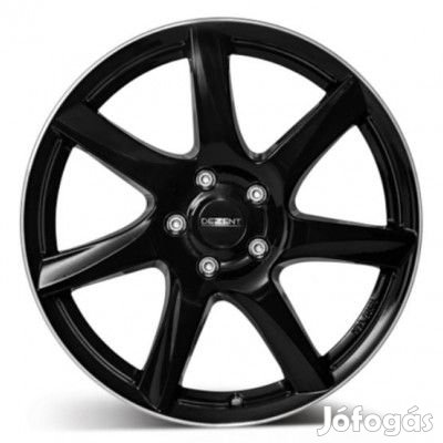 DEZENT TW dark fekete, polír perem 7,5X17 5X108 ET48 CB70,1 |