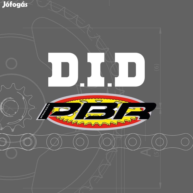 DID/PBR Lánc készlet 525ZVM-X2 18/46 Szuper-Erősített - Standard Hátsó