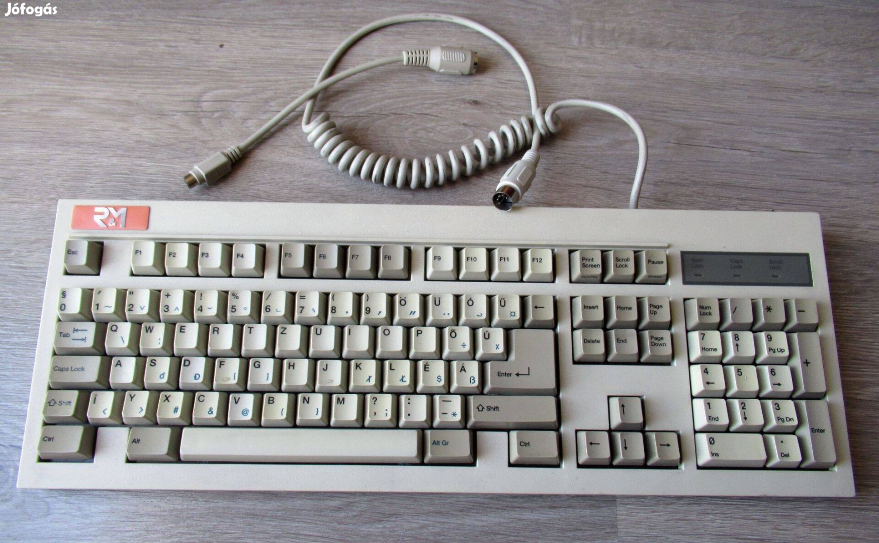 DIN 5 billentyűzet keyboard kattogós