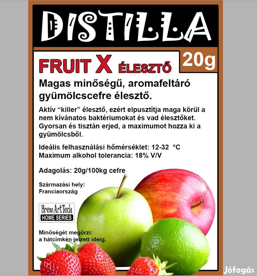 DISTILLA  FRUIT X Gyümölcscefre élesztő 500gr (1925)