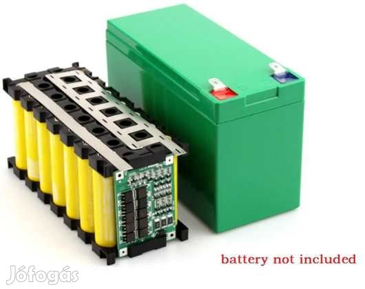 DIY 12V-os Akkumulátor Készítő Szett 18650 Rack+BMS+Egyéb (5051)