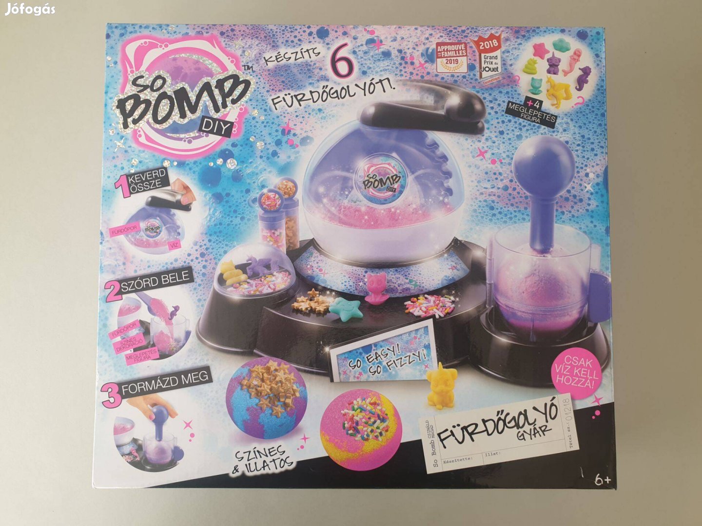 DIY Illatos Fürdőgolyó Gyár csak az alapgép